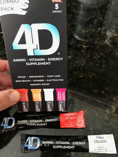4D Energy and Vitamin Drink Review