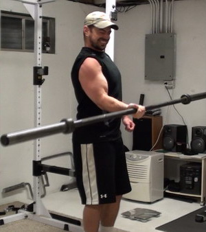 One-Arm Barbell Curls