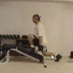 Incline Dumbbell Lunges
