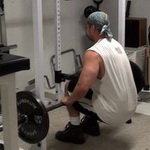 In-Set Superset of Braced-Leg Squats and Hack Squats