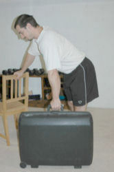 One Arm Suitcase Rows