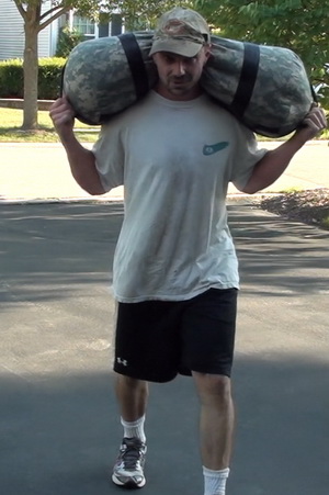 Carrying things for distance.