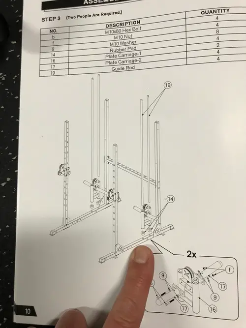 RitFit M1 Smith Machine Rack Review instructions