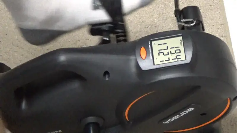 Yosuda YBM-2 Under Desk Stationary Bike Review LCD screen