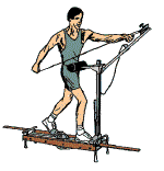 The Ski Machine provides an excellent total-body workout.