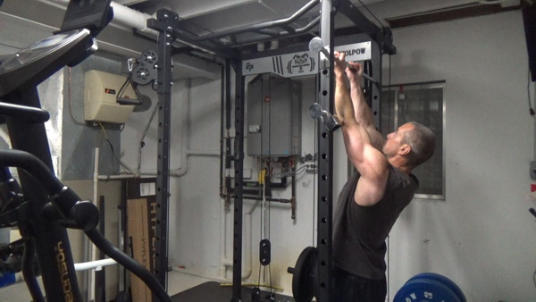 Nilsson Curl on Power Rack Safety Rails
