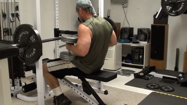 The ULTIMATE Beach Body Exercise...Back-Off-Bench Dumbell Press to hit your chest, arms and abs in one shot!