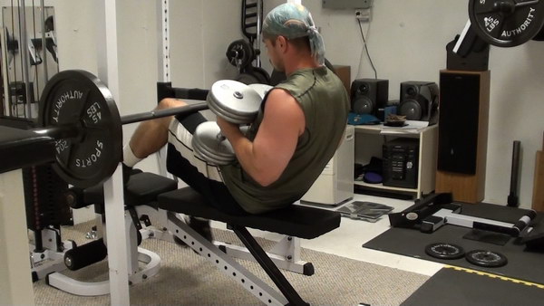 back off bench dumbbell bench press