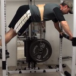Dip Belt Weighted Push-Ups in the Rack