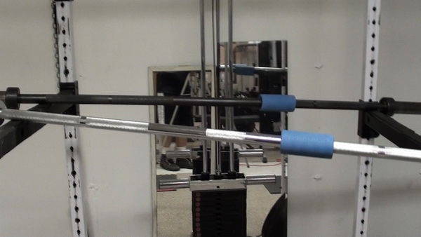 Tricep Dips in the Power Rack with Angled Bars for Big Arms