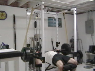 Reverse Band Bench Press
