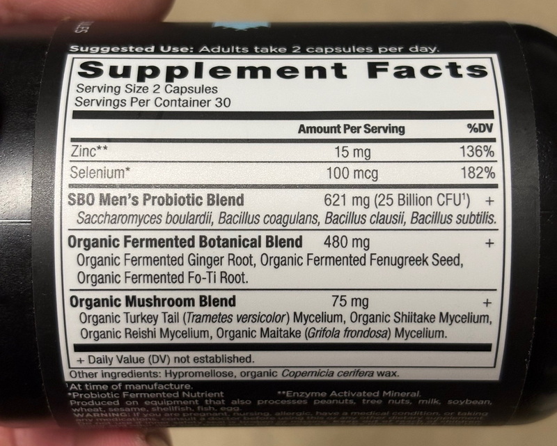 Ancient Nutrition SBO Probiotics for Men Review