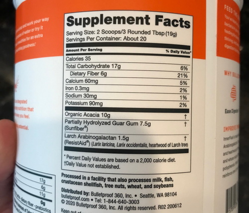 Bulletproof Prebiotic Review