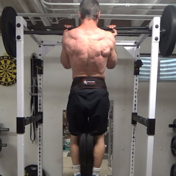 Barbell Clamp Weighted Chin-Ups