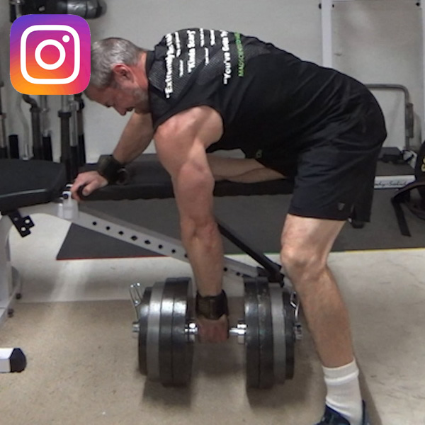 Ugly One-Arm Dumbbell Power Rows