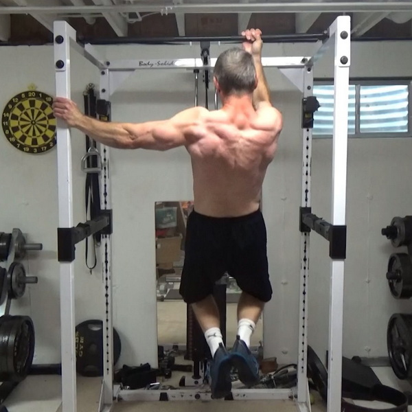 Outrigger One-Arm Chin-Ups