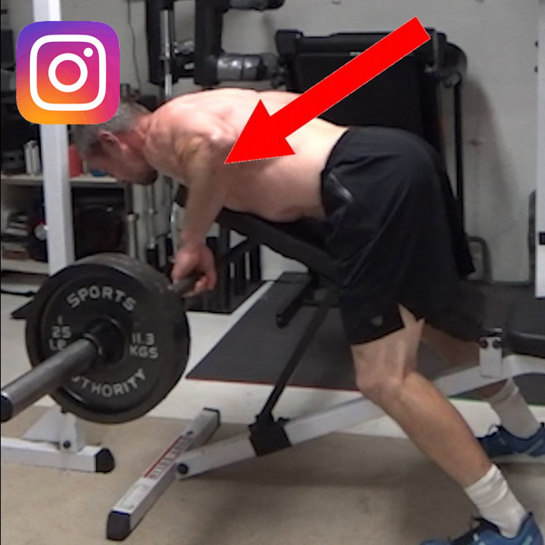 Upper Chest-Supported Barbell Rows