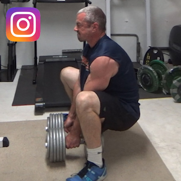 ATG Dumbbell Squats to Stiff-Legged Deadlifts