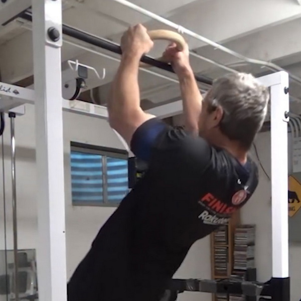 Ring-On-Bar Pull-Ups