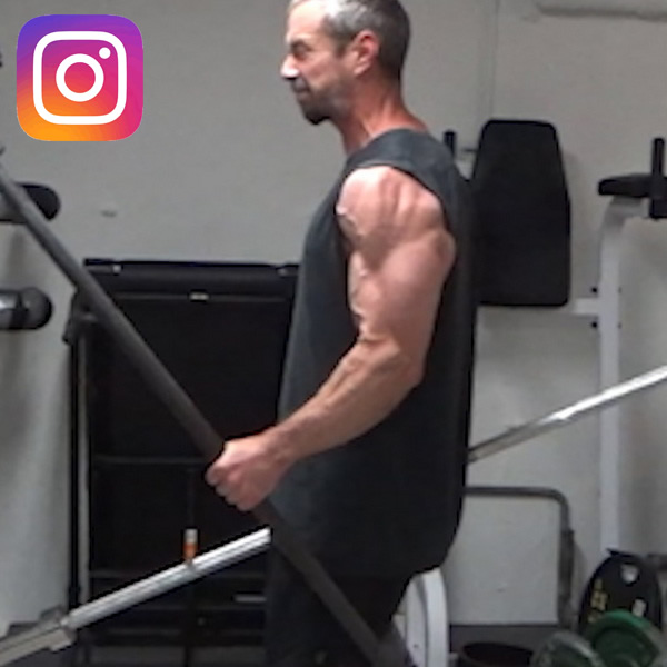 Two Barbell Hammer Curls