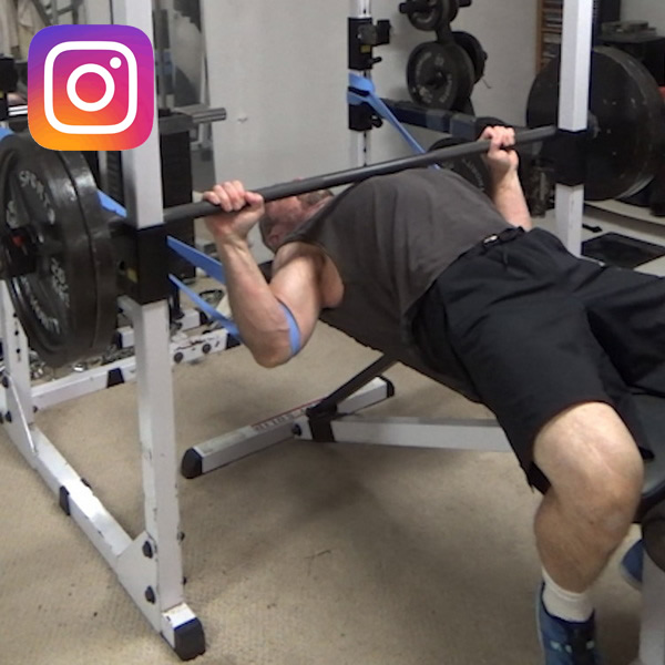 Band Setup for Teaching Bench Press Lat Engagement