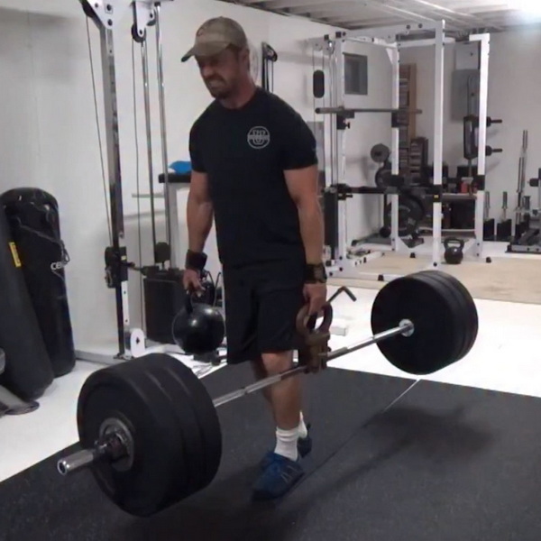 Offset Weight Farmers Walks 300 lbs + 90 lbs