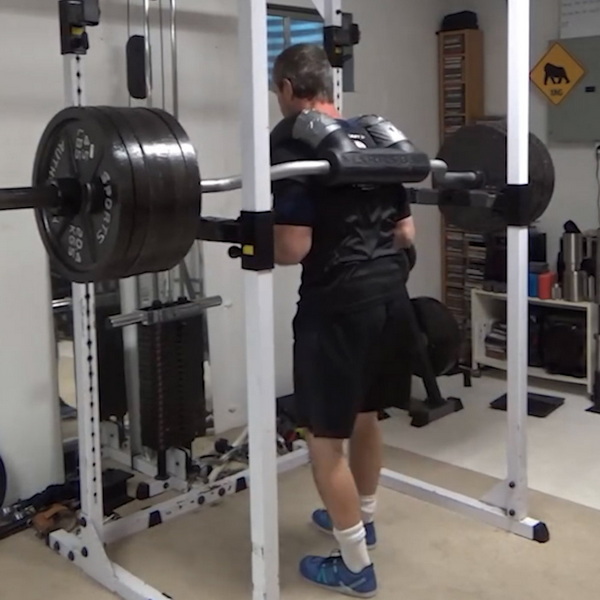 605 lbs In-Rack Loaded Carrying Intervals