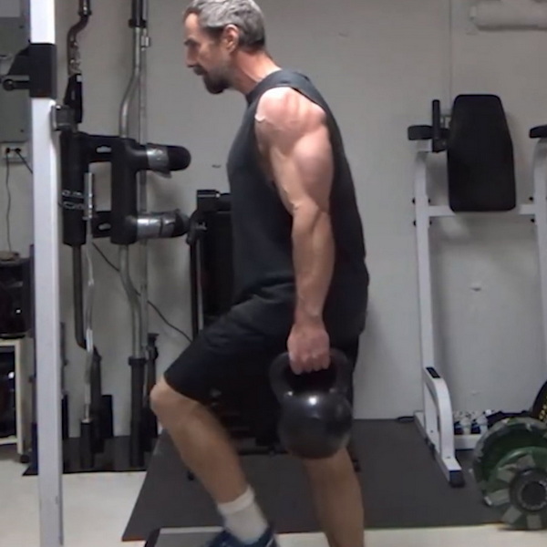 Offset Load Kettlebell Stepping