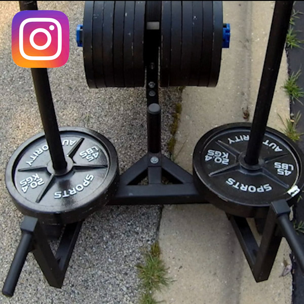 Wheelbarrow Training - 16 plates - 720 lbs