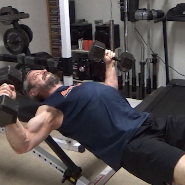 Bench End Dumbbell Flyes