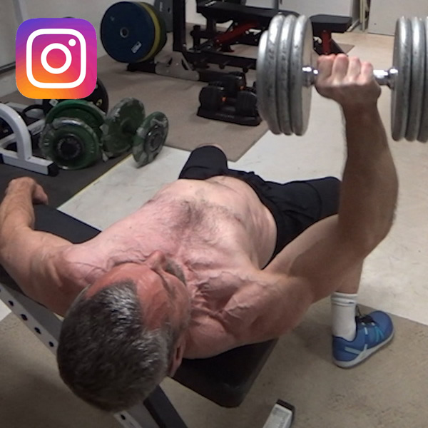 Tilted Bench "Converging" Dumbbell Bench Press