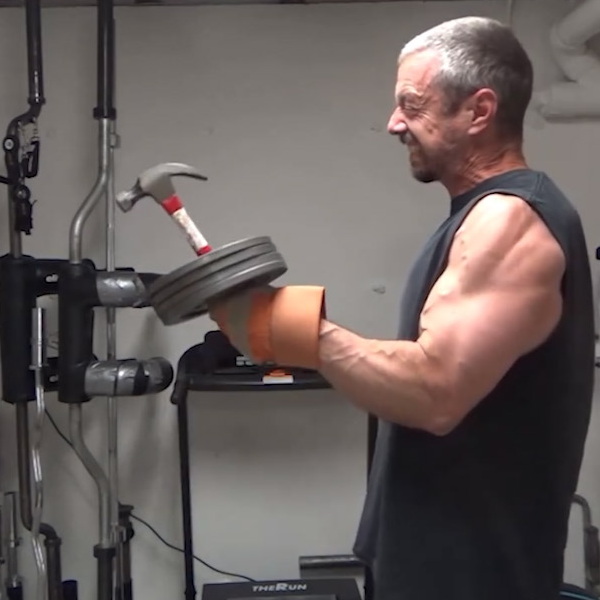 Hammer Curls With a Real Hammer