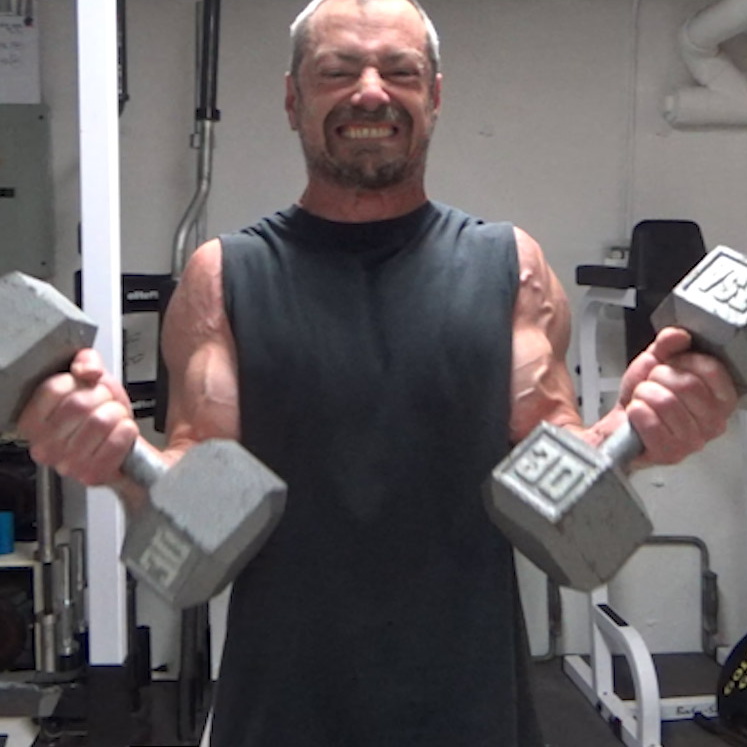 Offset Grip Supination Dumbbell Curls