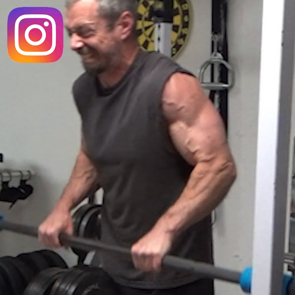 Rack Scrape/Smith Machine Leaning Reverse Curls