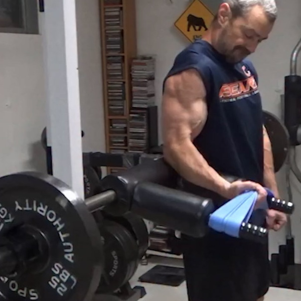 Safety Squat Bar Rotary Curl Machine