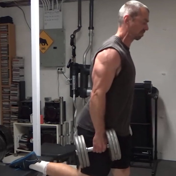 2-1 Bulgarian Split Squats for "plyometric-ish" style nervous system and motor unit activation