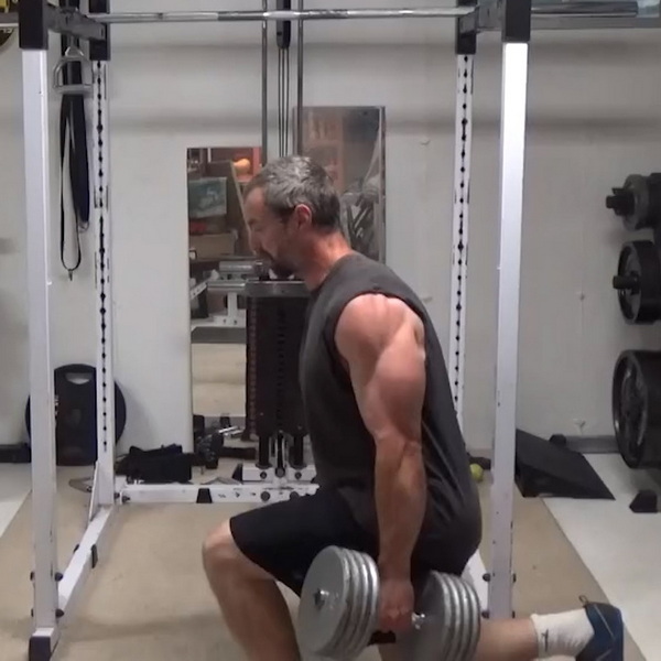 Same Side Dumbbell Reverse Lunges