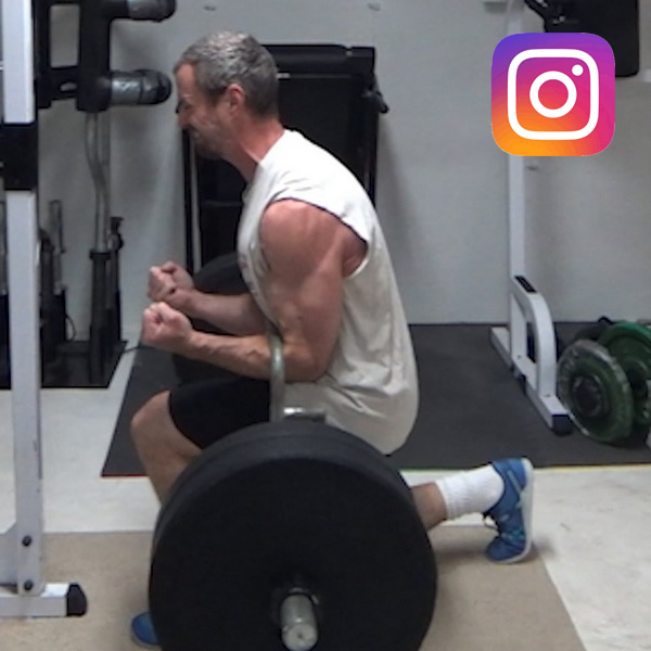 Zercher Reverse Lunges With an Open Trap Bar